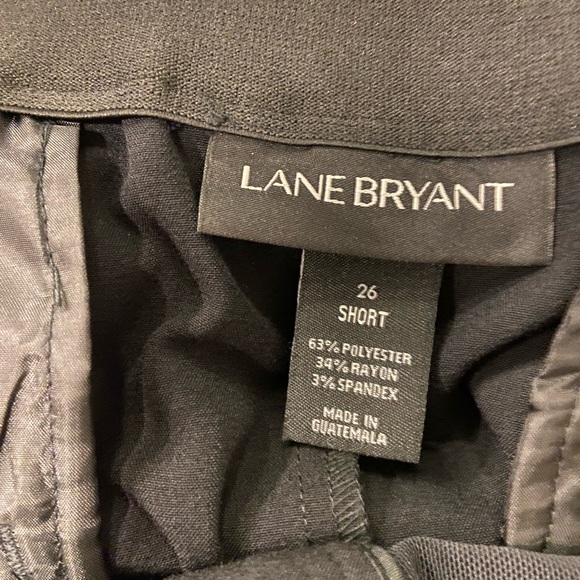 Women’s Plus Lane Bryant Black Pants Plus Size 26 Short - Picture 8 of 9